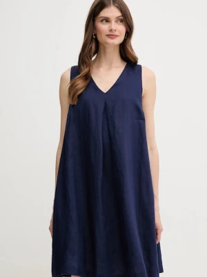 United Colors of Benetton sukienka lniana