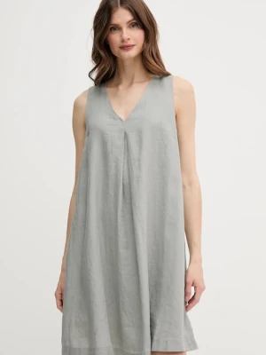 United Colors of Benetton sukienka lniana