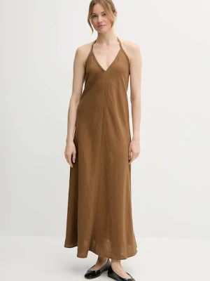 United Colors of Benetton sukienka lniana