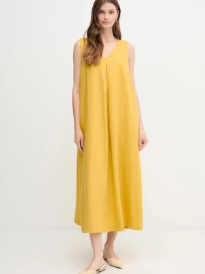 United Colors of Benetton sukienka lniana