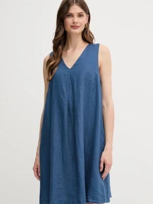 United Colors of Benetton sukienka lniana