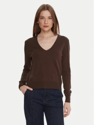 United Colors Of Benetton Sweter 1002D401Y Brązowy Regular Fit