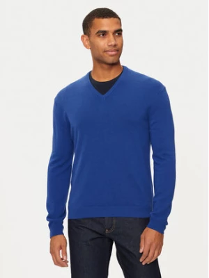 United Colors Of Benetton Sweter 1002U4407 Granatowy Regular Fit