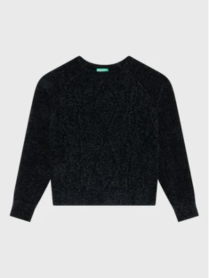 United Colors Of Benetton Sweter 1027C101P Czarny Regular Fit
