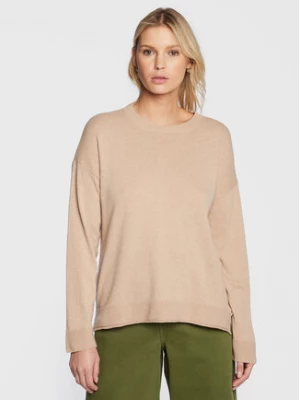United Colors Of Benetton Sweter 1035D102G Beżowy Regular Fit