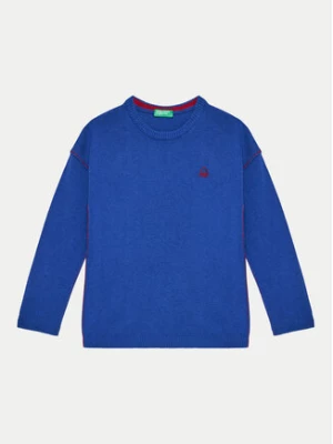 United Colors Of Benetton Sweter 1041H1025 Niebieski Regular Fit