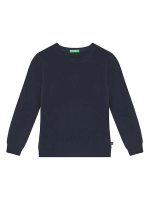 United Colors Of Benetton Sweter 106WC108R Granatowy Regular Fit