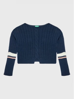 United Colors Of Benetton Sweter 1076Q102F Granatowy Regular Fit