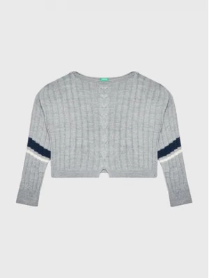 United Colors Of Benetton Sweter 1076Q102F Szary Regular Fit