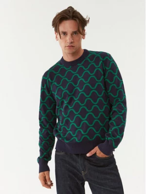 United Colors Of Benetton Sweter 1094K104X Granatowy Regular Fit