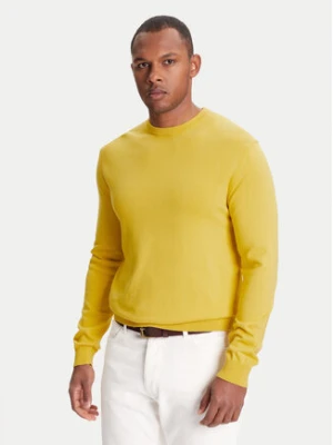 United Colors Of Benetton Sweter 1098U1I76 Żółty Regular Fit
