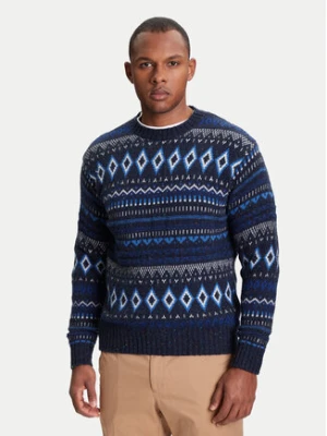 United Colors Of Benetton Sweter 1137K107V Niebieski Regular Fit