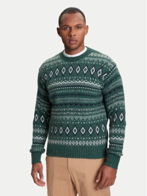 United Colors Of Benetton Sweter 1137K107V Zielony Regular Fit