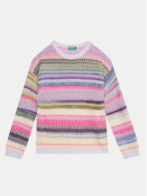 United Colors Of Benetton Sweter 116QQ107L Kolorowy Regular Fit