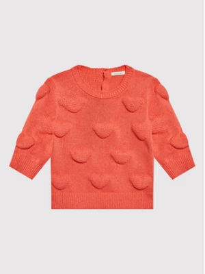 United Colors Of Benetton Sweter 1236A1006 Pomarańczowy Regular Fit