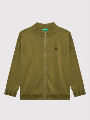 United Colors Of Benetton Sweter 12CDC500A Zielony Regular Fit