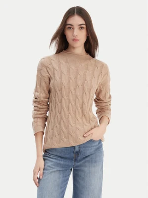 United Colors Of Benetton Sweter 1335D2467 Brązowy Regular Fit