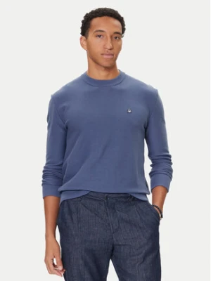 United Colors Of Benetton Sweter 1V4KU10AF Granatowy Regular Fit