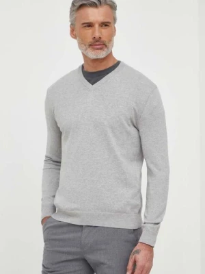 United Colors of Benetton sweter bawełniany kolor szary lekki 1098U4486