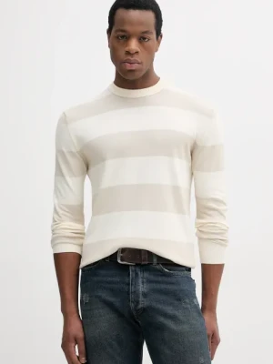 United Colors of Benetton sweter bawełniany męski kolor beżowy lekki 1098K109F