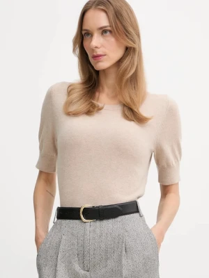 United Colors of Benetton sweter damski kolor beżowy lekki 1002D10D2