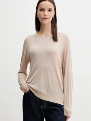 United Colors of Benetton sweter damski kolor beżowy lekki 103VD10AV