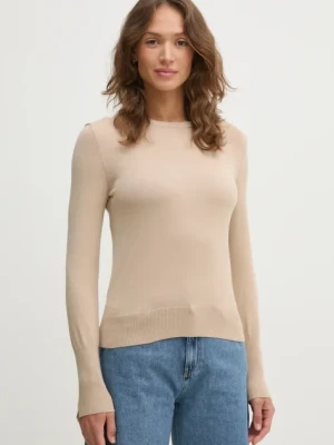 United Colors of Benetton sweter damski kolor beżowy lekki 104HD10CB
