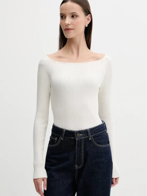 United Colors of Benetton sweter damski kolor beżowy lekki 16UYD10E7