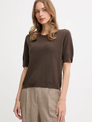 United Colors of Benetton sweter damski kolor brązowy lekki 1002D10D2