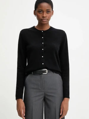 United Colors of Benetton sweter wełniany damski kolor czarny lekki 1002D501U