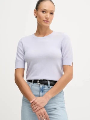 United Colors of Benetton sweter damski kolor fioletowy lekki 1002D10D2