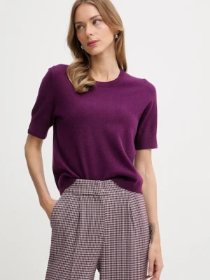 United Colors of Benetton sweter damski kolor fioletowy lekki 1002D10D2