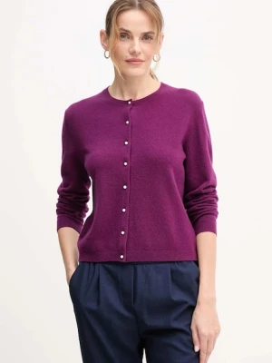 United Colors of Benetton sweter wełniany damski kolor fioletowy lekki 1002D501U