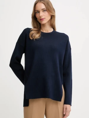 United Colors of Benetton sweter damski kolor granatowy 17Q3D10F9