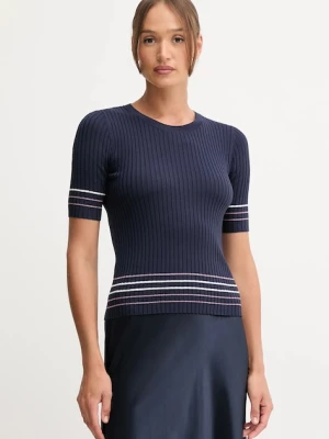 United Colors of Benetton sweter damski kolor granatowy 1E3RE10EK
