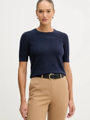 United Colors of Benetton sweter damski kolor granatowy lekki 1002D10D2