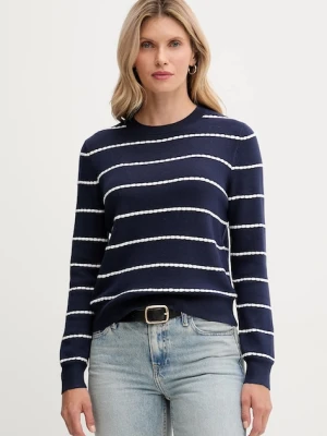 United Colors of Benetton sweter damski kolor granatowy lekki 104ME10EB