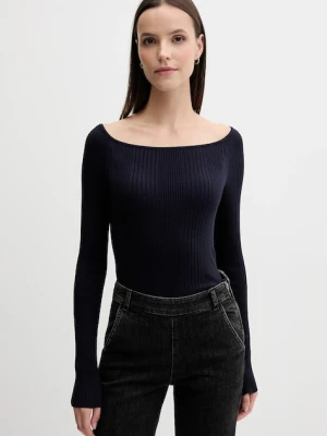 United Colors of Benetton sweter damski kolor granatowy lekki 16UYD10E7