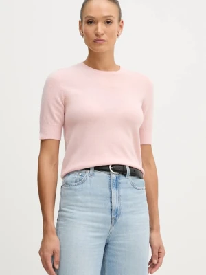 United Colors of Benetton sweter damski kolor różowy lekki 1002D10D2