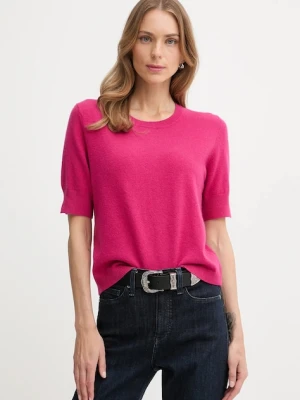 United Colors of Benetton sweter damski kolor różowy lekki 1002D10D2