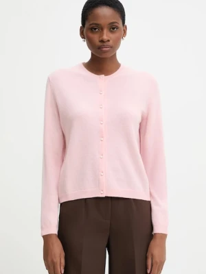 United Colors of Benetton sweter wełniany damski kolor różowy lekki 1002D501U