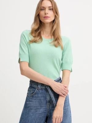 United Colors of Benetton sweter damski kolor zielony lekki 1002D10D2