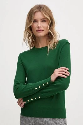 United Colors of Benetton sweter damski kolor zielony lekki 104HD10CB