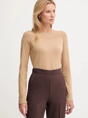 United Colors of Benetton sweter damski kolor zielony lekki 1W2AD10E0