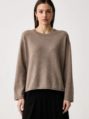 United Colors of Benetton sweter damski wełniany z dodatkiem kaszmiru