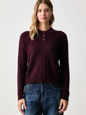 United Colors of Benetton sweter damski z dodatkiem wełny