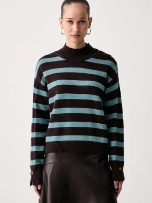 United Colors of Benetton sweter damski z dodatkiem wełny