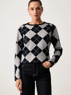 United Colors of Benetton sweter damski z dodatkiem wełny