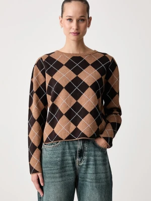 United Colors of Benetton sweter damski z dodatkiem wełny