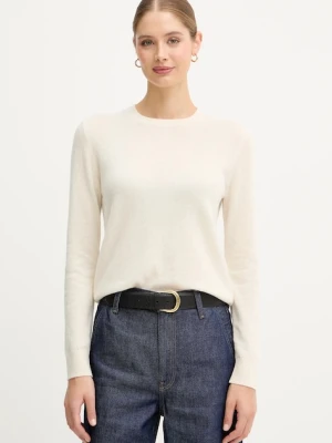 United Colors of Benetton sweter kaszmirowy kolor beżowy lekki 1033D107P